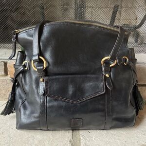 Dooney &  Bourke The Smith Bag in Black Florentine Leather
